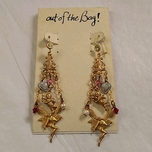 Vintage 90s fairy earrings